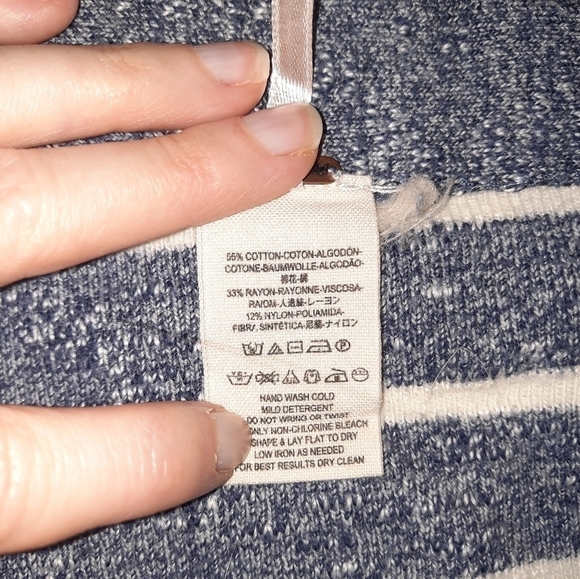 Free People Knit Asymmetrical Striped Mini Skirt - Picture 2 of 4